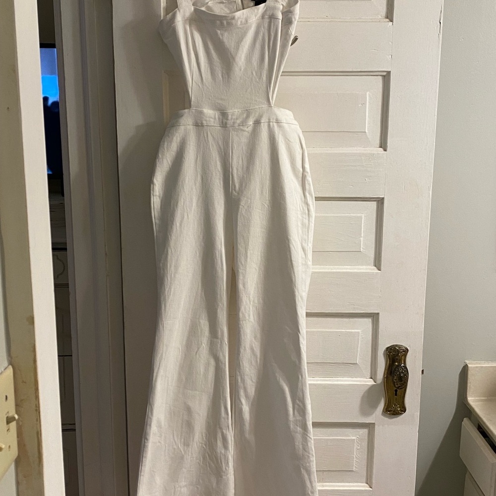 Jealous Tomato Classic White Jumpsuit